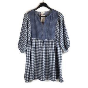 Hayden Los Angeles Gingham Tunic Size 2X 2XL